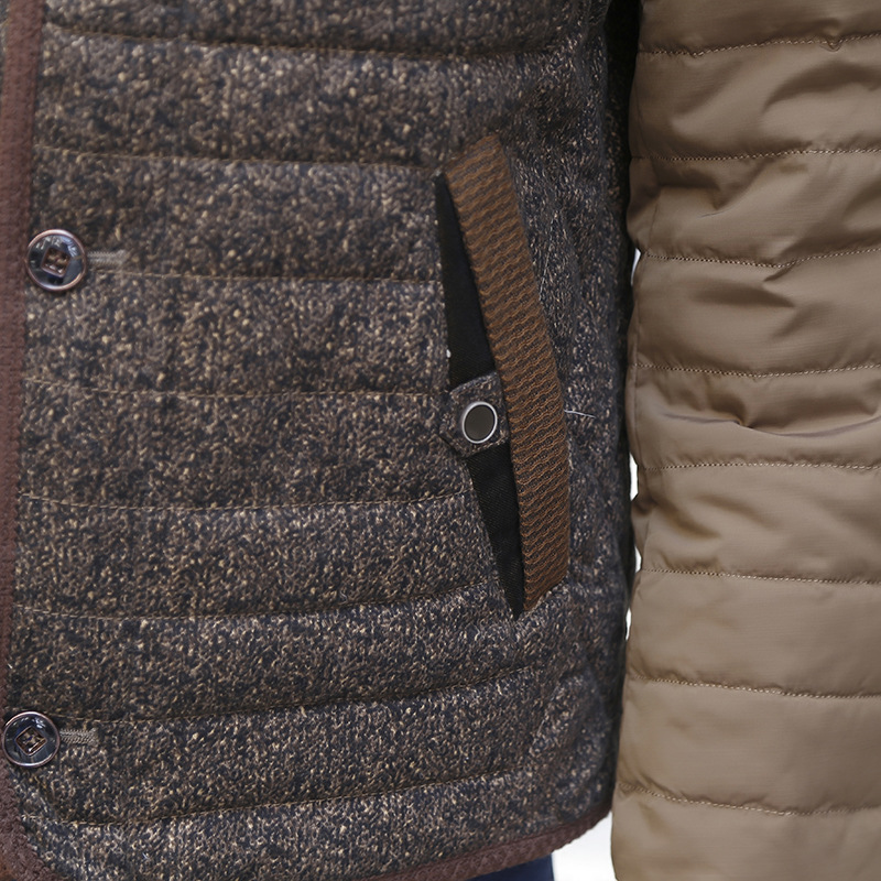 Men's winter short warm down jacket