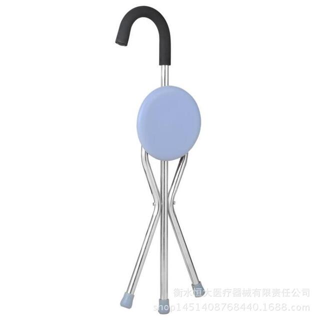 加厚不锈钢手杖凳老年人助行拐杖凳折叠椅子手杖椅助行器拐棍板凳 价格 厂家 哪里买 我有货 B 5yoho Cn