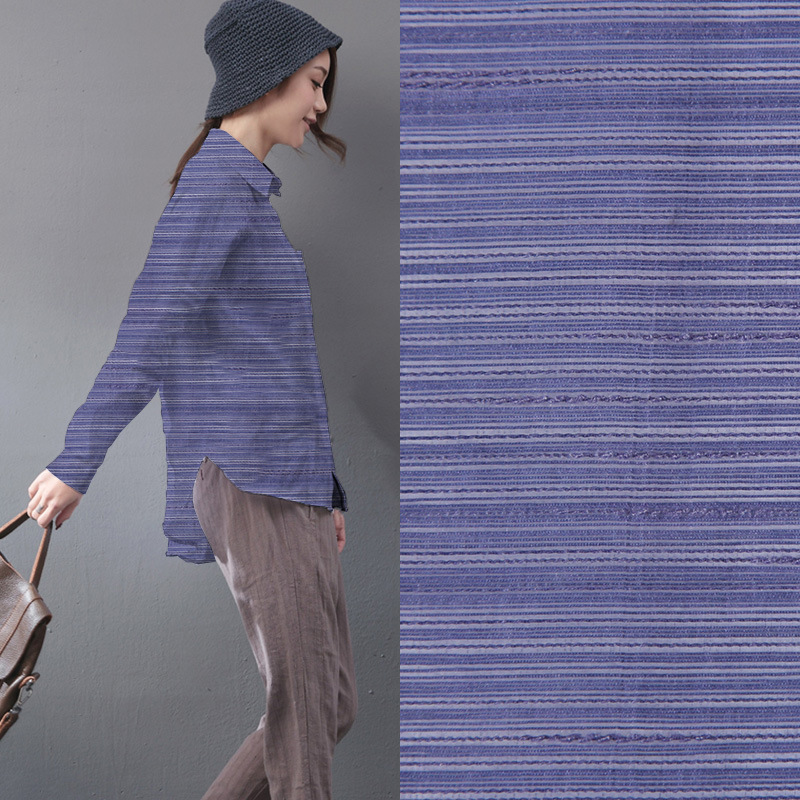 TR 仿麻 脏染系类 女装面料 衬衫 裤装 上衣面料1823