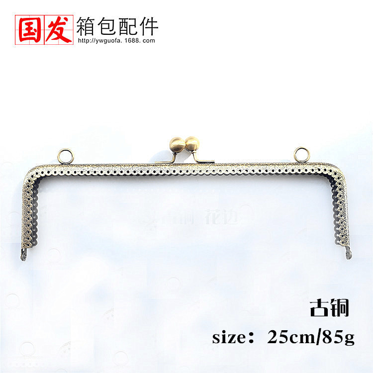 25cm cuadrado encaje en relieve boquilla oro bronce plata clásica gran tamaño