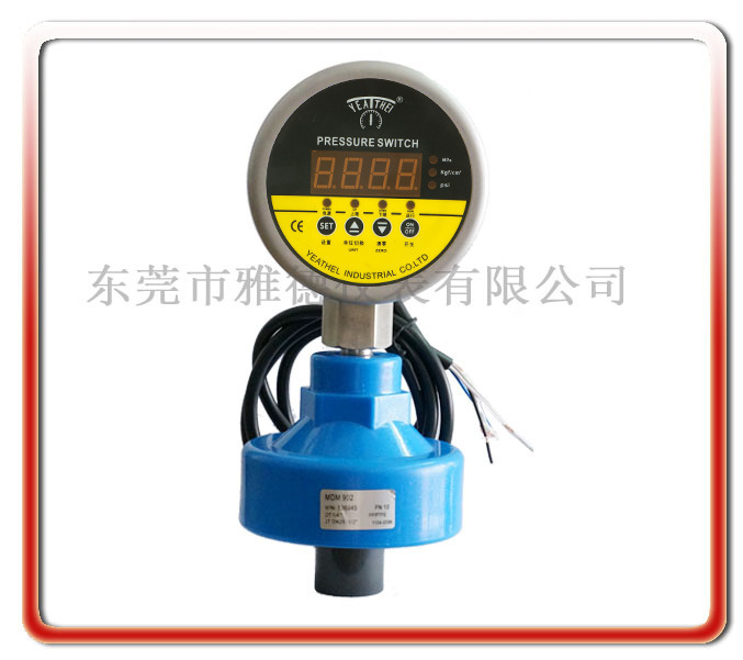 厂家直销PP隔膜式数显电接点压力表智能数显控制表数字压力表