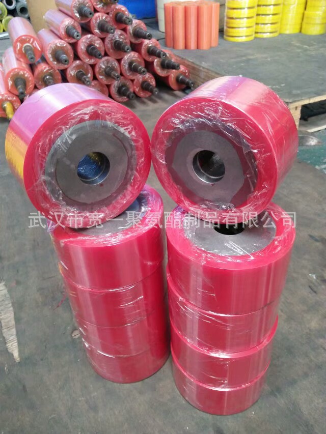 江西南昌设备用聚氨酯滚轮包胶加工，南昌橡胶滚轮包胶加工，胶辊