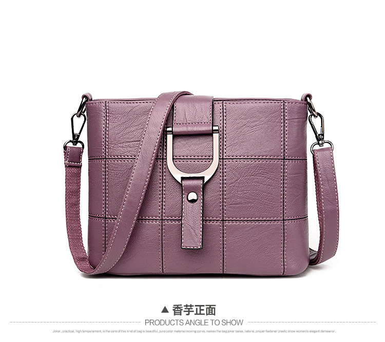 Korean version PUShoulder bag (Taro purple)NHPB0324-Taro purple