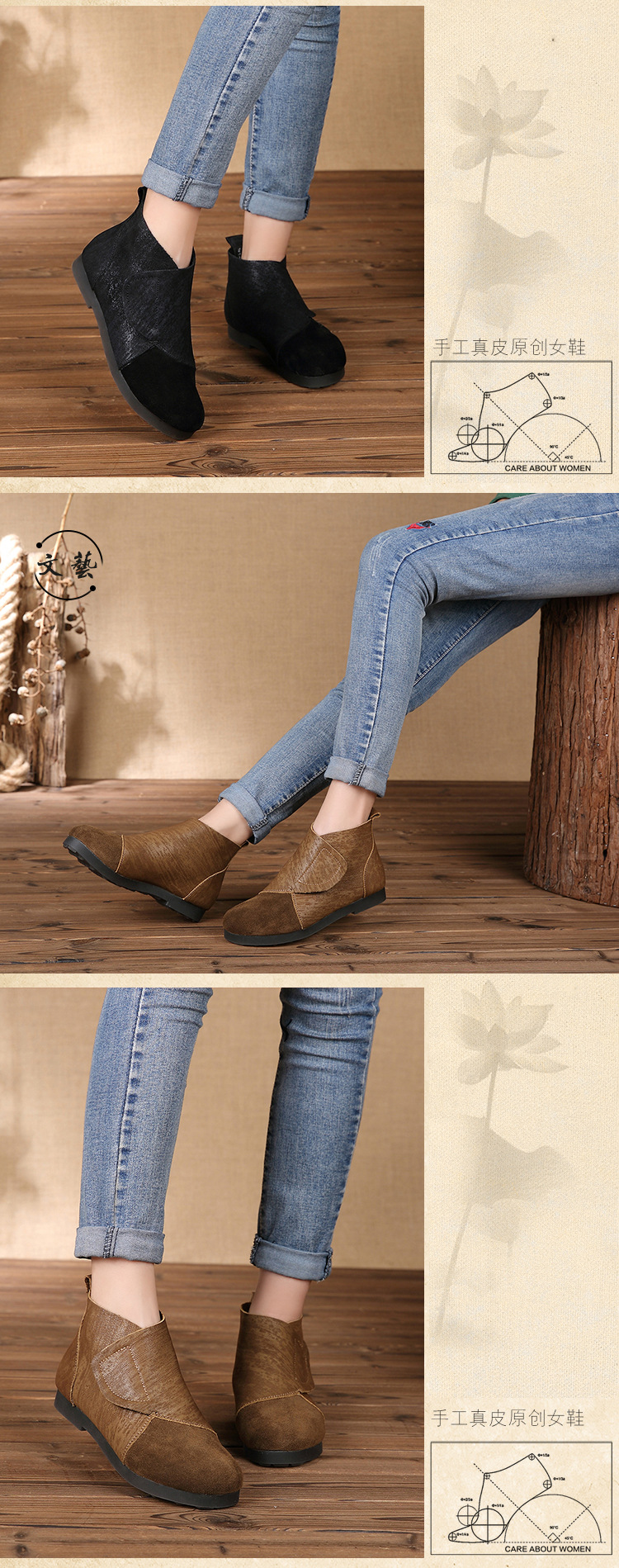 Bottes femme en En cuir - Ref 3354895 Image 12