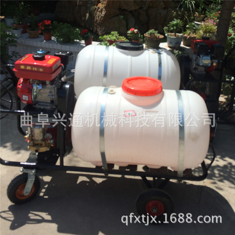 推车式汽油打药机 300升大容量园林绿化打药机 打药机价格