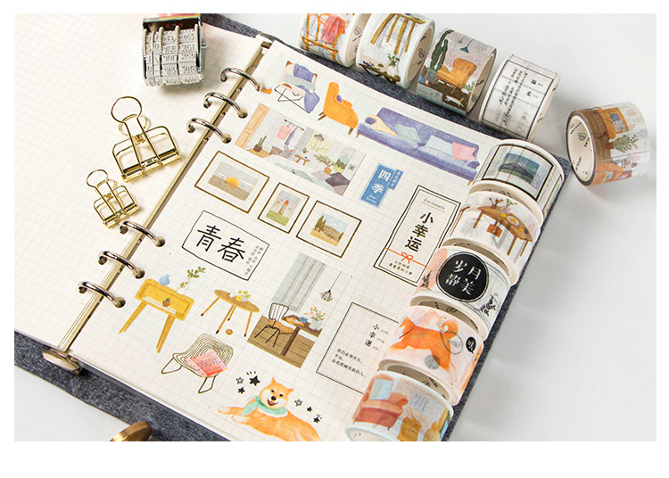 和纸胶带_.me和纸胶带 100种 日式手账装饰 3