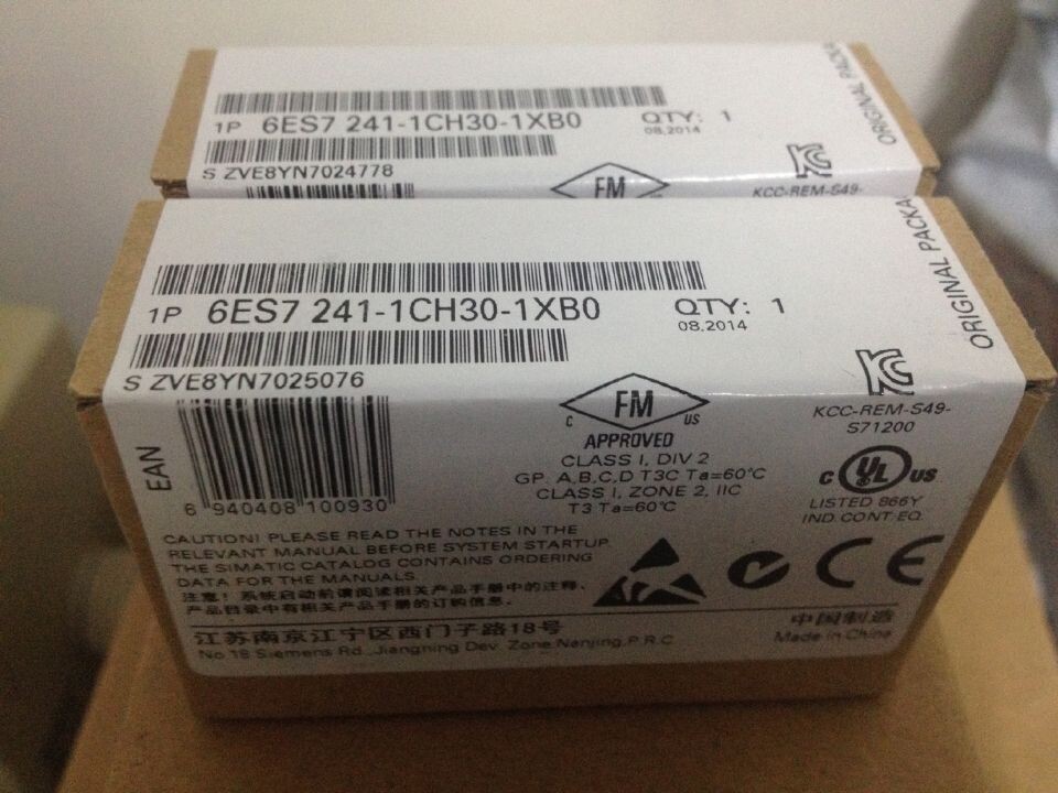 原装6ES7241-1CH30-1XB0西门子CB1241模块6ES7 241-1CH3O-1XBO