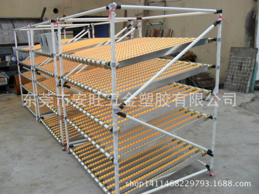 精益管线棒工作台 滑轨物料架-定做