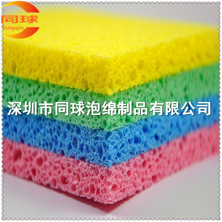 深圳批发 大张海绵50cmX84cm 蓝色木浆海绵 加厚压缩海绵片材