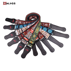 Melody Ethnic Style Strap Wholesale Polka Dot Guitar Strap, Plastic Wood Universal Embroidered Guitar Strap Customizable