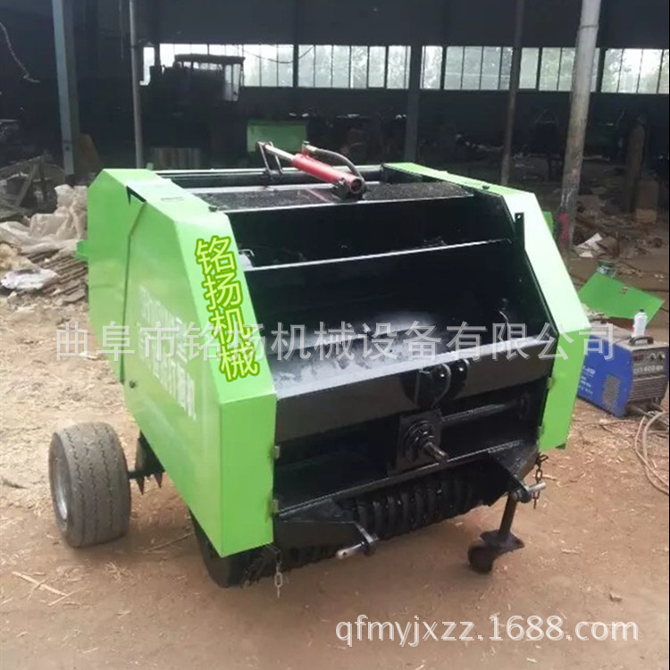 邢台四轮车牵引式秸秆打捆机四轮小型小麦秸秆打捆机
