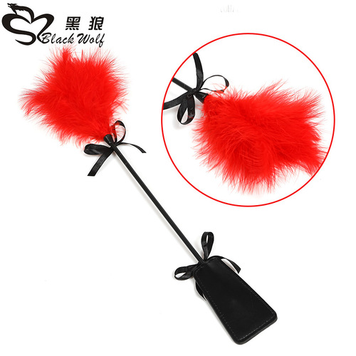 Women's flirtatious feather duster, spanking paddle, couple teasing tool, alternative toy, adult erotic product