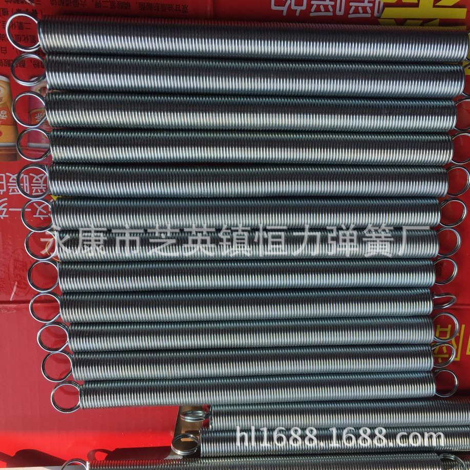 厂家供应健身器材拉簧臂力棒拉伸弹簧扩胸器拉簧大小尺寸可定购