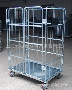 上海汽车零部件周转料架物流台车手推车笼车两面车料架车
