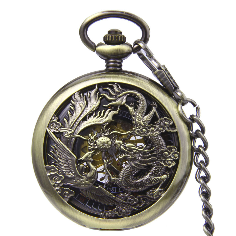 Dragon Phoenix Mechanics Watch Hollow Mechanics Watch