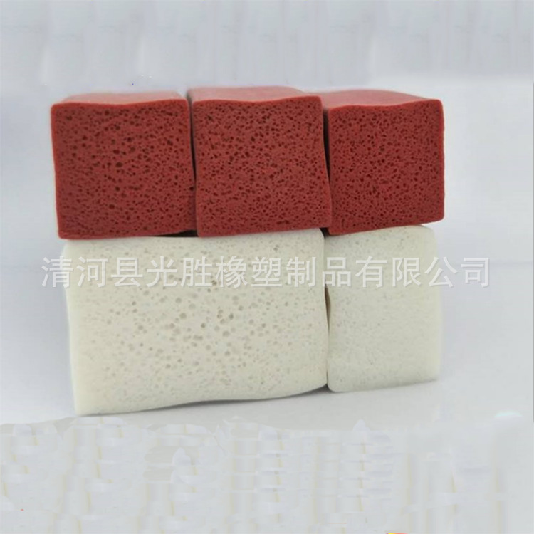 Silicone foam sealing strip Foam strip manufacturer High temperature resistant foaming silicone strip Sponge strip Silicone sealing strip 3