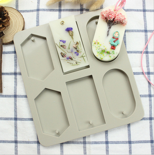 Wax sheet mold DIY silicone mold Aromatherapy plaster handmade soap mold DIY ring rectangle rhombus