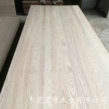 厂家直销 水曲柳直拼板山纹衣柜板 实木桌面 台面拉丝加工