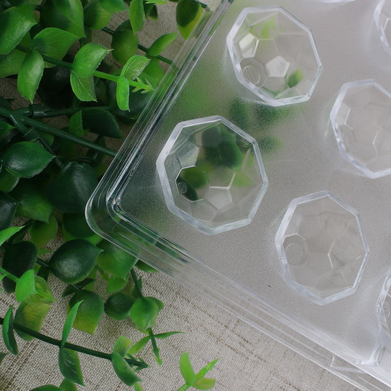 6连钻石心形硅胶模具