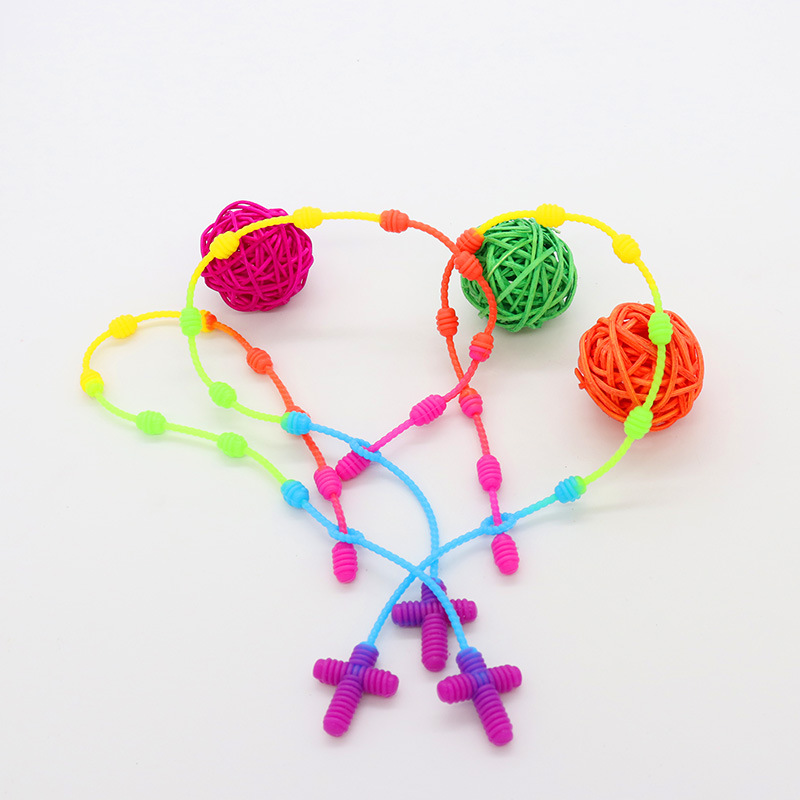 卡通节日派对多色可定制硅胶手链