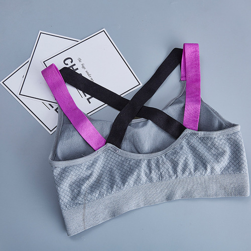 High-intensity sports bra beauty back cross quick-dry backless style no underwire innerwear yoga fitness running shock-absorbing women