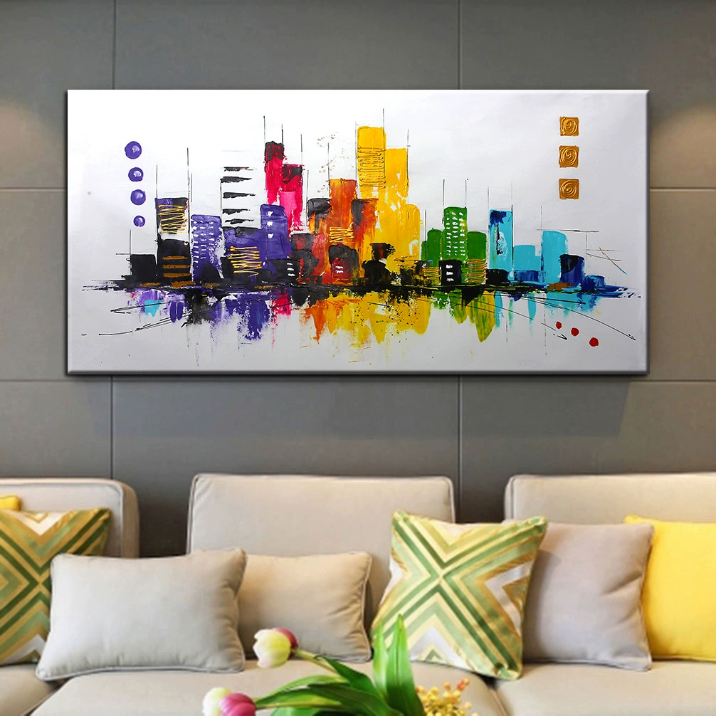 Акрил, ручная роспись, изготовленный на заказ, 60×120см
