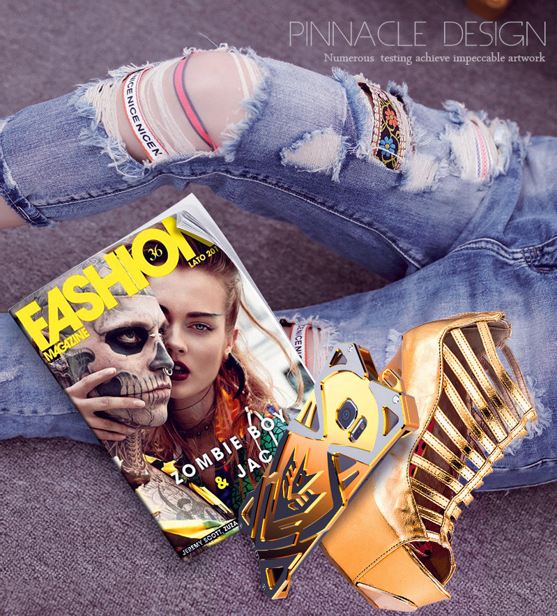 SIMON THOR Ⅱ Aviation Aluminum Alloy Shockproof Armor Metal Case Cover for Samsung Galaxy S6 Edge