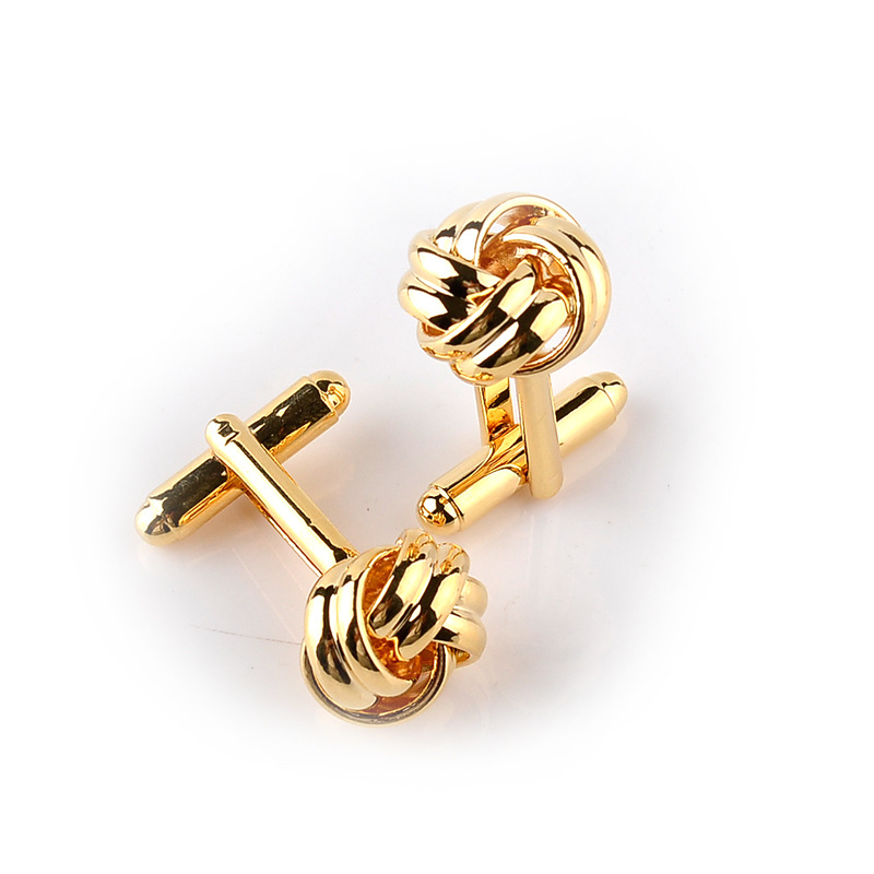 French Men's Shirt Twist  Cufflinks display picture 6