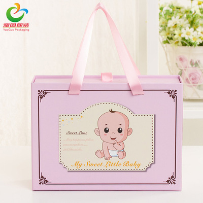 现货供应宝宝出生满月喜糖盒 生日周岁回礼喜蛋盒中式女孩款批发|ru