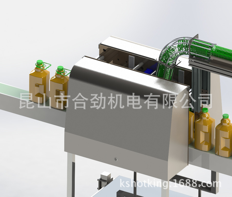 [第三代]高速矿泉水自动套提把机（拉手提扣套装机准确率99.9%）