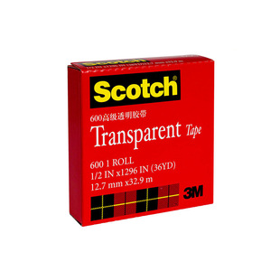 ��Ʒ3M˼��Scotch 3M600 �߼�͸���ٸ�yԇ�z�� 12.7/19mm�����l