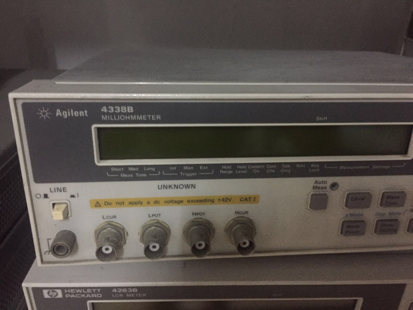 出售安捷伦4338B 电阻表agilent4338B