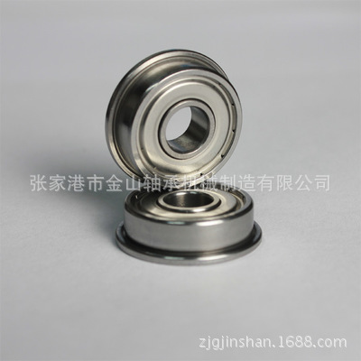  F696磨沟磨孔带法兰轴承 长期生产带挡边深沟球轴承