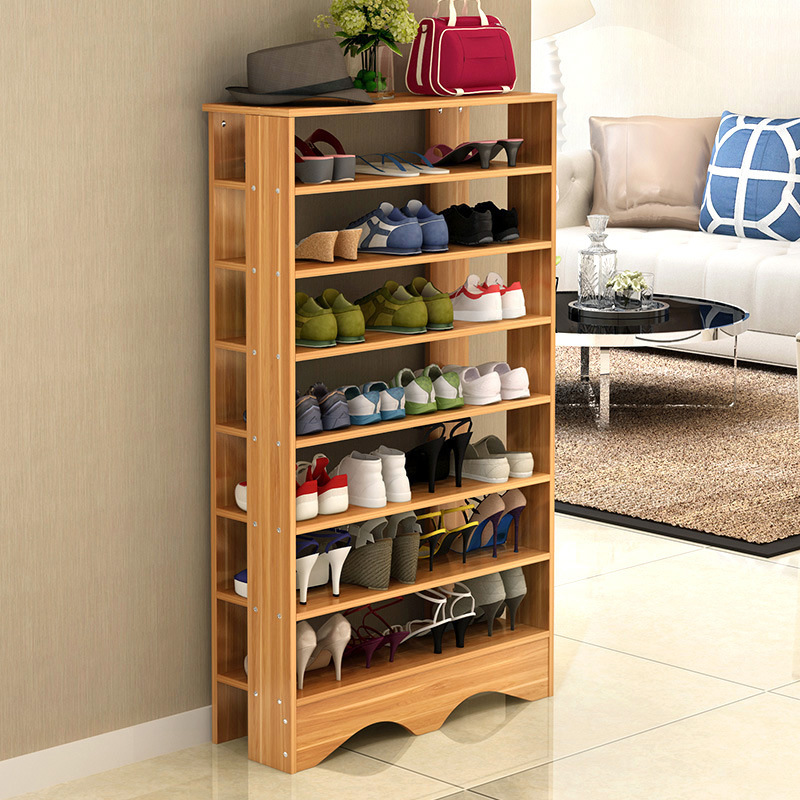 批发创意简约简易组装特价 幼儿园儿童门后 木质宿舍家用多层鞋架|ms