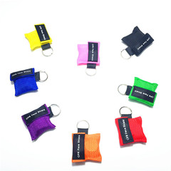 Export CPR Emergency Face Mask, Keychain Breathing Mask, Respirator, One-Way Valve Face Mask, Available in 8 Colors