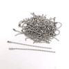 Wave Bead Chain Metal Tag Chain Iron Bead Chain Wholesale Nickel-plated DIY Clothing Trademark Accessories Factory Supply