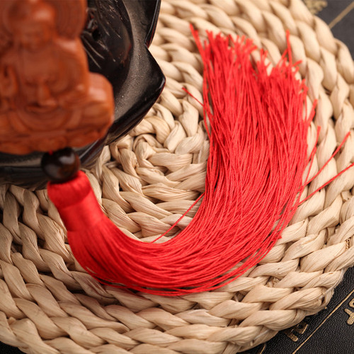 Car pendant gift car pendant Car interior supplies peach wood carving Ping An brand rearview mirror pendant FDG01