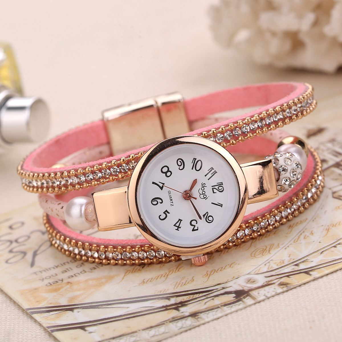 fashion Ladies watch (Pink)NHHK0887-Pink