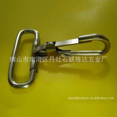 Foshan Manufactor Direct selling Iron clasp Metal hook buckle Hardware BUCKLE Spot wholesale
