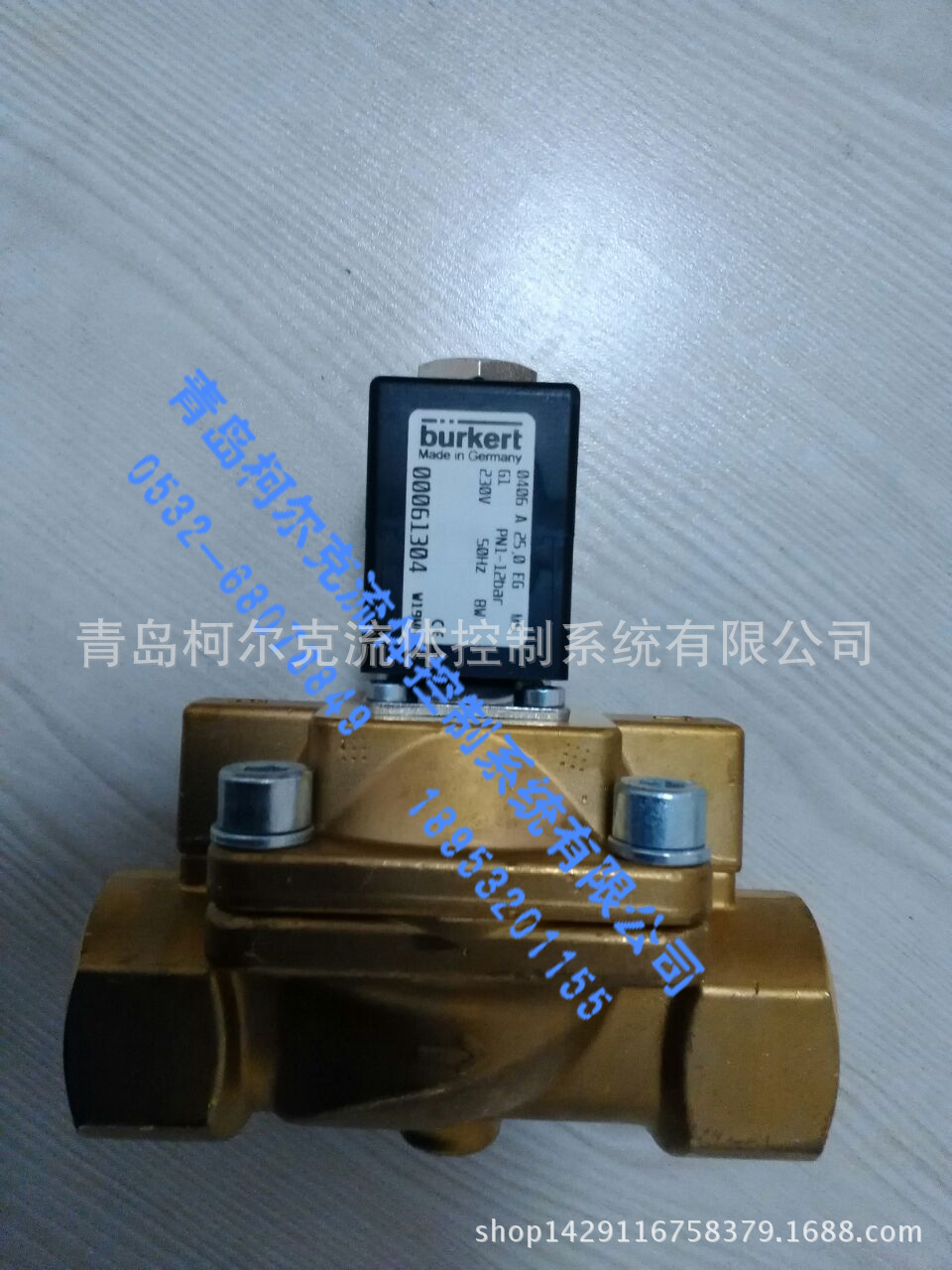 宝德电磁阀原装德国burkert授权代理0406型电磁阀订货号00061304
