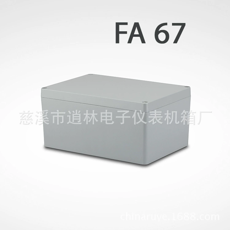 Металлический инструмент, алюминиевый корпус, наружная распределительная коробка, литая под давлением алюминиевая водонепроницаемая коробка FA-67 130*185*265