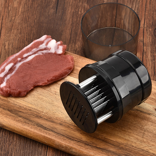 Manufacturer Direct Supply Stainless Steel Steak Tenderizer Household Tenderizer Bone Breaker Meat Tenderizer Set in Color Box