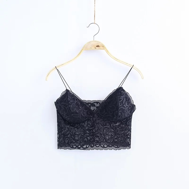 sexy lace vest short tube top NSAC21948