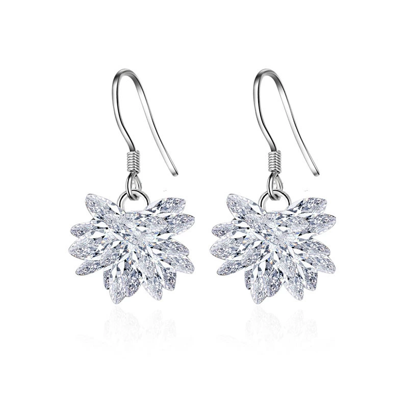 Earrings, crystal earings, Korean style, wholesale