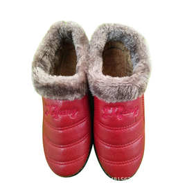 厂家直销 冬季老北京布鞋 中年女士休闲棉鞋 加厚保暖室内外棉拖