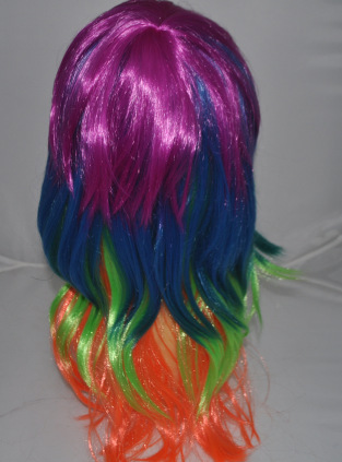 Toda la red PET cos / fiesta popular peluca fiesta peluca fábrica de cabello recto