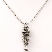 欧美风至死不渝的爱情侣万圣节骷髅长款项链毛衣链