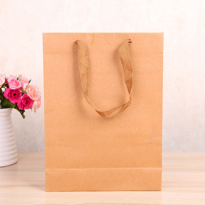 现货厚款服装牛皮纸手提袋广告印刷logo定制外卖包装礼品纸袋批发|ms