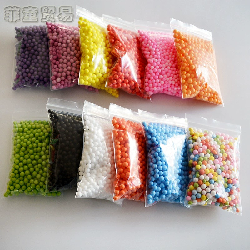 FBA Cross -Overseas Trade Color Foam Granules EPS Pauli Dragon Foam Swanted Doll Filling Material 8*12