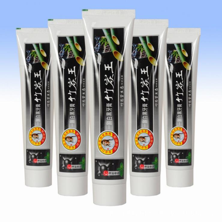 wholesale Bamboo charcoal toothpaste supply skin whitening White and black toothpaste Bamboo charcoal King 160g toothpaste